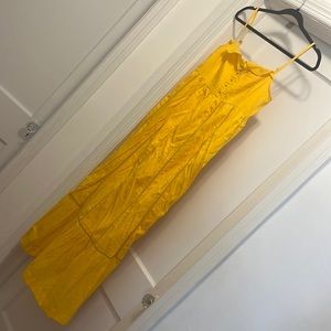 NWT Anthropologie Maeve Yellow Acadia Maxi Dress Sz 2